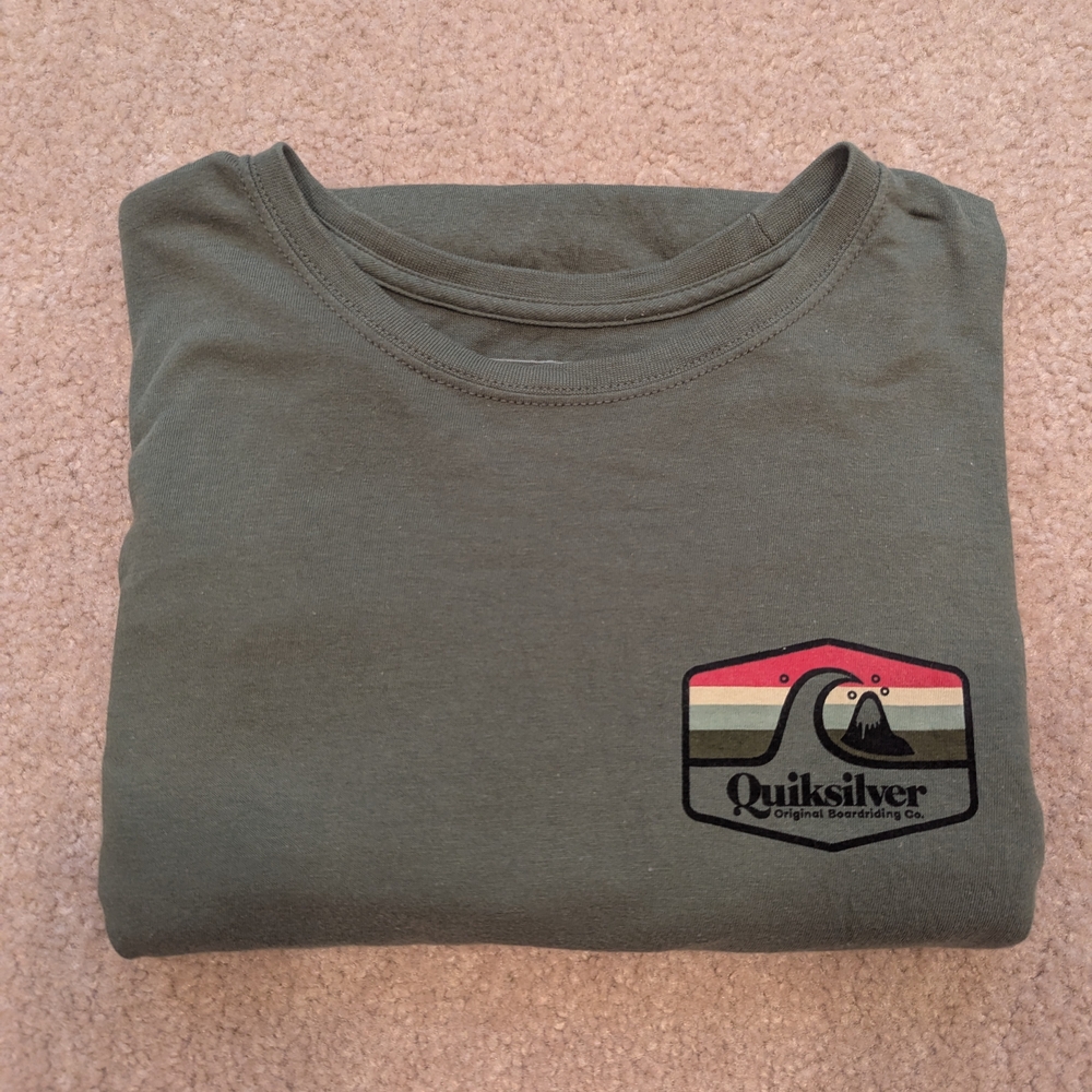Quiksilver Olive Long Sleeve Tee